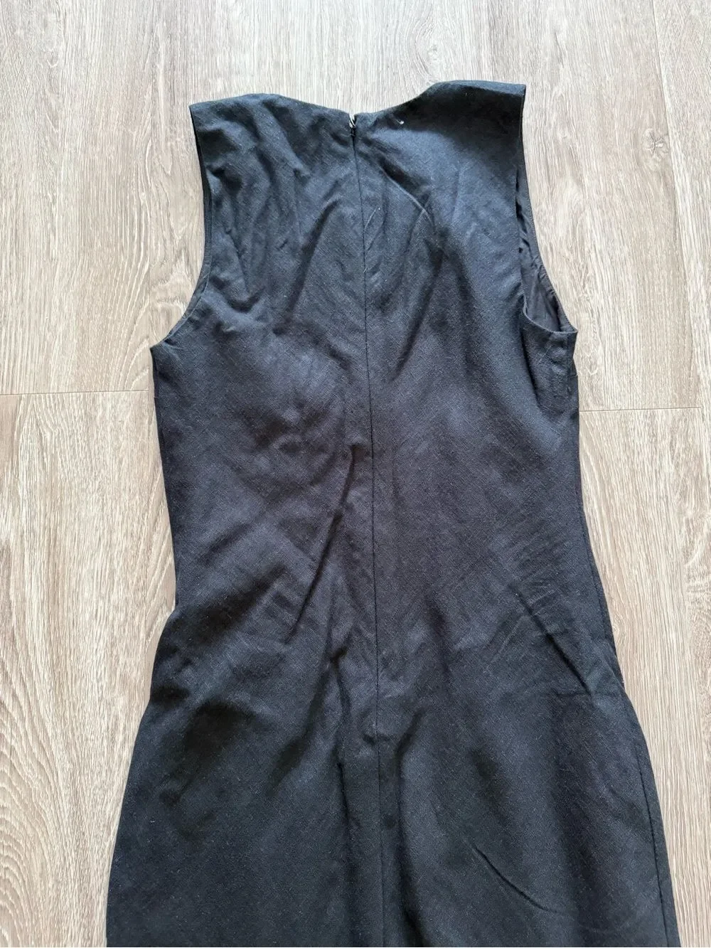 Abercrombie & Fitch Black Sleeveless Maxi Dress